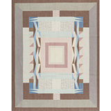Aubusson Hand Knotted Wool Southwestern Area Rug