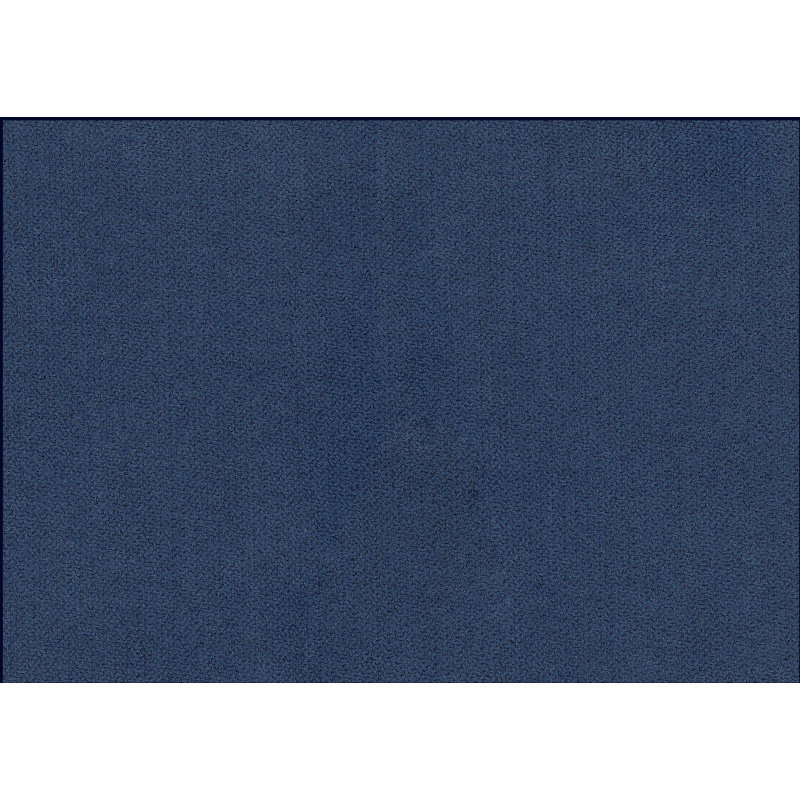 Canapé moelleux en tissu texturé bleu, Bleu