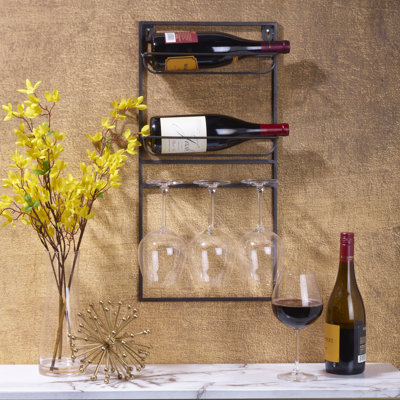 Elements Wine Bottle & Glass Rack