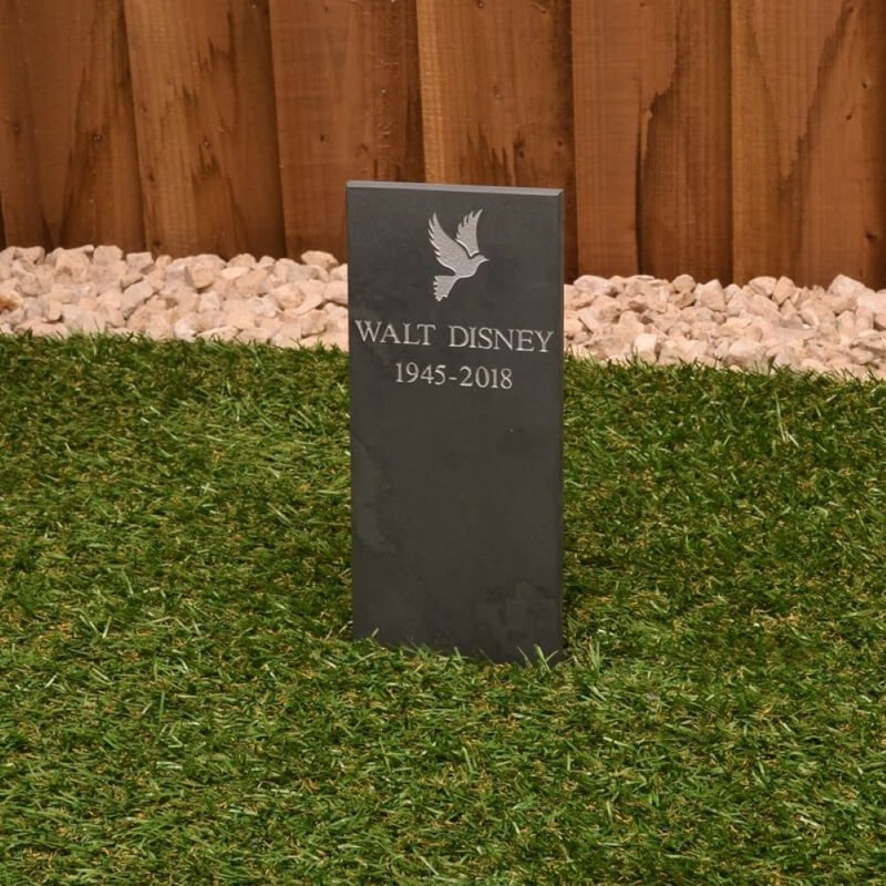 Berthiaume Stone No Theme Memorial Plaque, Yes