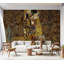 Murale abstraite pelez et collez - Klimt Golden Kiss-1108733486