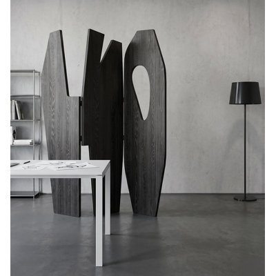 Paravent de chambre pliable Mid-Century