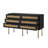 Asenath 6 Drawer 54"W Double Dresser with Rattan Design-1244683096