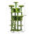 71" Multi-Level Cat Tree Tower with 2 Condos, 3 Perches, Hammock & Sisal Posts for Large Cats, Gray