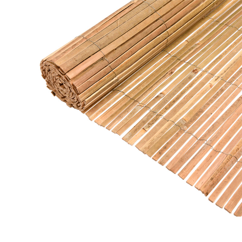 Panneau de clôture décoratif en bambou naturel, H 72 po x l 72 po
