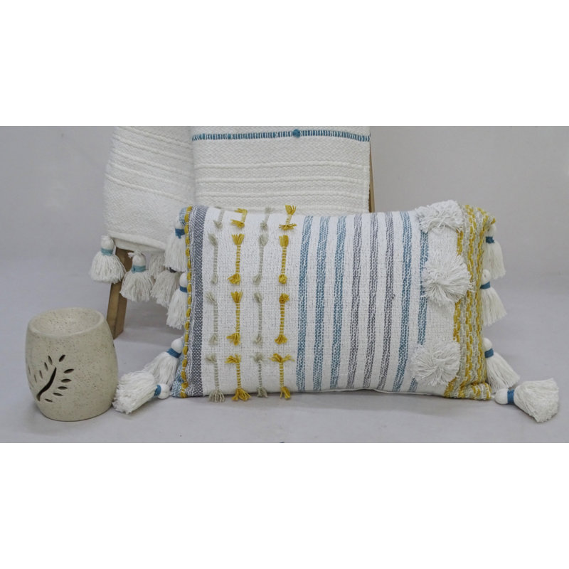 Bhawna's Fusion Cotton Throw Pillow