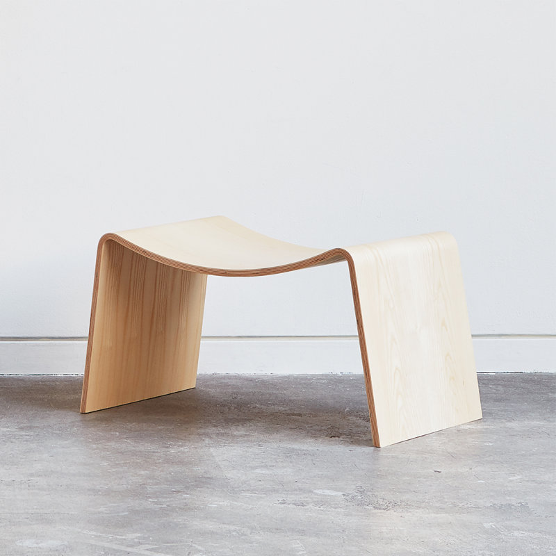 Wave Stool, Blonde Ash