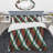 Natural Tones Grey And Beige Mosaic Geometric Shapes Duvet Cover-129935903-76290750