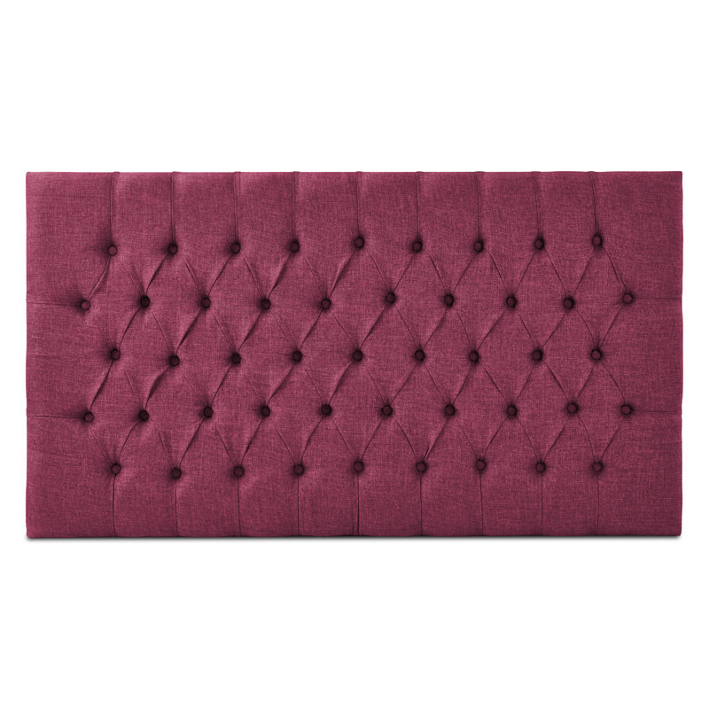 Breland Upholstered Headboard, Small Single (2'6), Linoso Purple