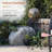 Kitson Weather Resistant Ceramic Abstract Gazing Ball