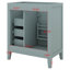 Meuble-lavabo de 30 po sans lavabo, rangement pour armoire de salle de bain avec une porte à fermeture douce et 3 tiroirs-56674281