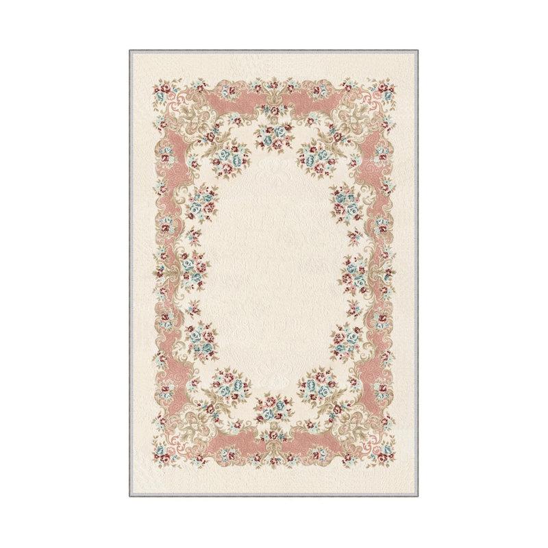 Tapis luxueux, 100% polyester, 23,6 po x 39,4 po | 650 po / m², hauteur de poils de 0,3 po | Antibactérien, envers antidérapant en PVC, lavable à la machine | Impression numérique 3D, parfaite pour le décor du salon et de la chambre à coucher