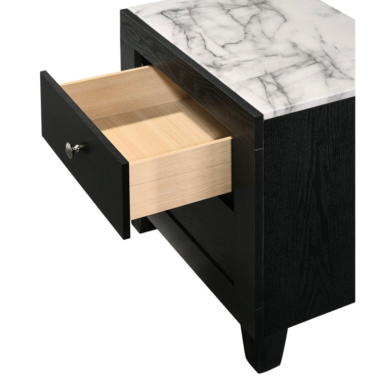 Armenakis 21.5'' W Solid Wood Nightstand