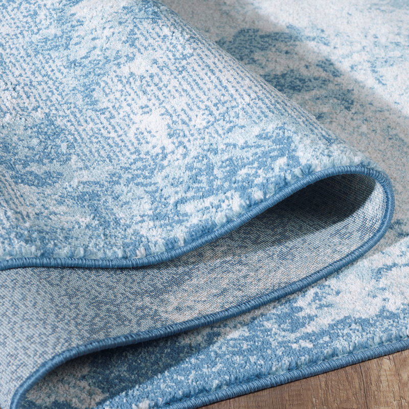 Tapis bleu Randel, Rectangle 5 pi x 7 pi