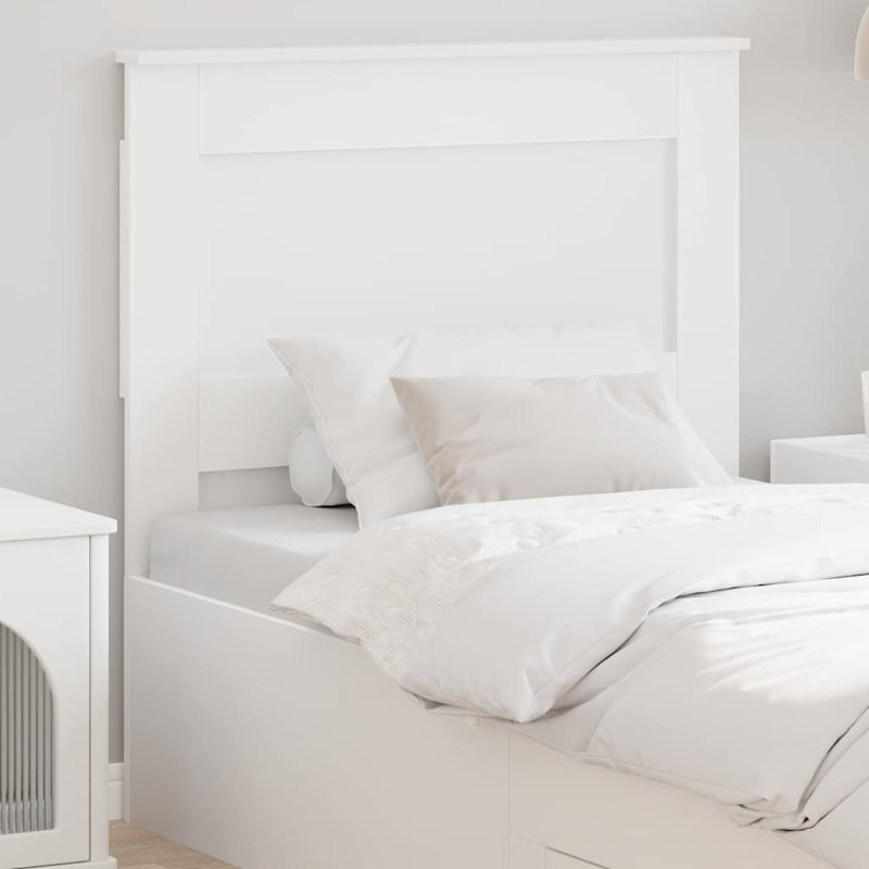 Headboard, UK Single - DE 90 x 190 cm, White