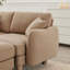 Canapé modulaire pour causeuse 2 places en tissu Boucle-1793694123