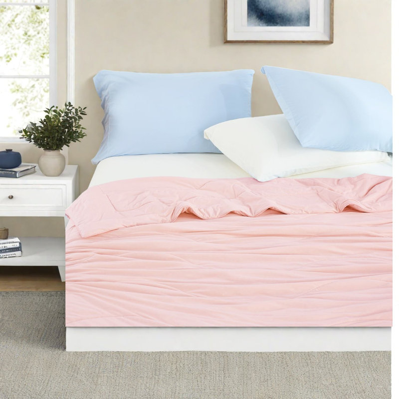 Cooling Bedding Sets Nylon 60x90 Pink Modern Comforter For Home