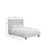 Lit plateforme tapissier capitonné avec rangement Woolf-22805307-22805301
