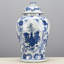 Handmade Porcelain China Ginger Jar