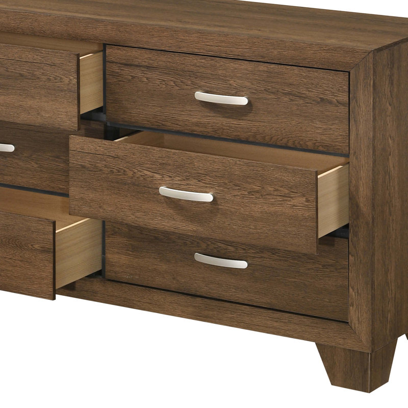 Commode à finition chêne Miquell