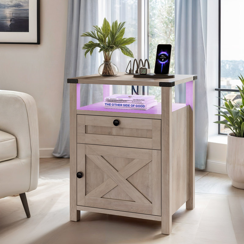 Solvay 17.7'' W Nightstand