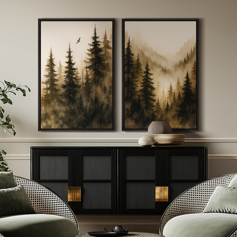 Art mural encadré sur toile, rétro muraux abstraits pour chambre à coucher, H 24 po x l 16 po, Noir