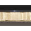 Lustre rectangulaire ombré à lumière DEL avec détails en verre turquoise, casino-86125353-86125354-131225683