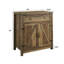 Armoire décorative à porte de grange avec tiroirs Marckson-335589207