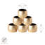 Argon Tableware - Metallic Melamine Napkin Holder Rings - Set of 6-63342551