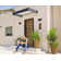 Palram - Canopia Sophia 3' 1" D Acrylic Clear/Gray Stationary Slope Door and Window Awning