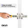 Terra Privacy Door Lever with Push Button and Round Rosette