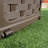 Starplast 45.7'' W 88 Gallons Water Resistant Plastic Lockable Deck Box with Wheels-14435752