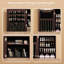 Accessoire armoire à miroir murale à 6 niveaux entièrement en miroir