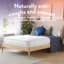 Wonderful Wool Mattress Topper 100% British Wool Moisture Cotton Cover-92281189
