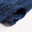 Tapis bleu marine / noir en coton tissé à plat à la main Proffitt-2016365358