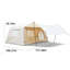 Tentes gonflables pour le camping (beige)