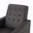 Fabric Upholstered With Recliner Function Chair Mid-Century Modern With Recliner Function Pushback Single With Recliner Function Sofa With Thicker Seat Cushion Tufted Upholstered Sofa With Wooden Leg