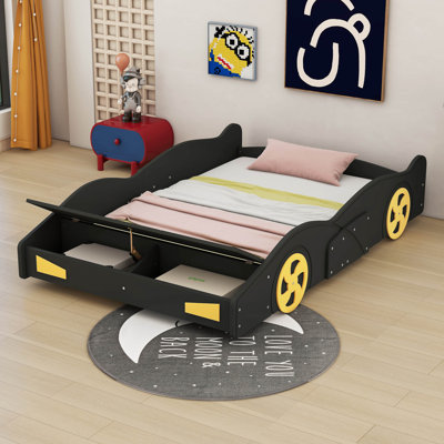 Lit plateforme en forme de voiture de course Shanlee