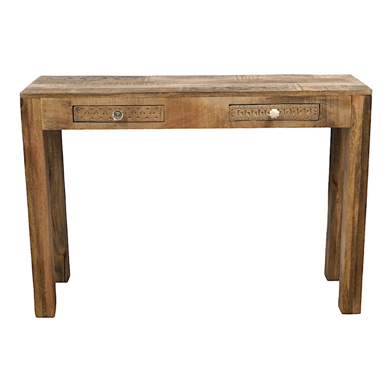 Nirmit 43'' Solid Wood Console Table