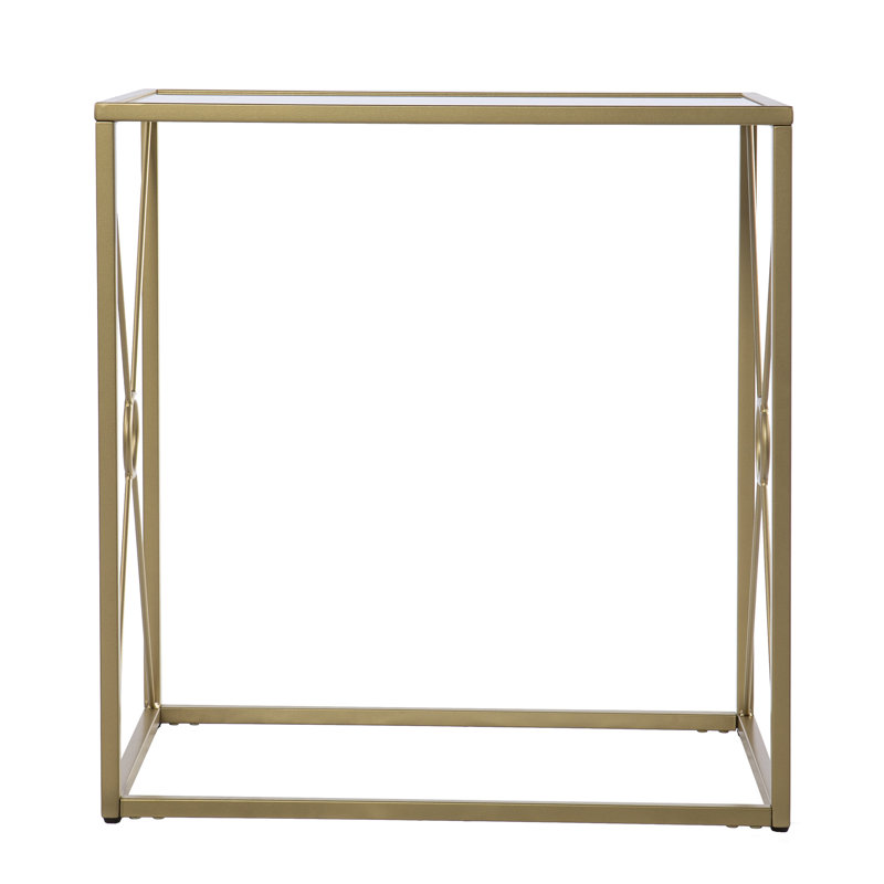 Table de bout à miroir pour le salon