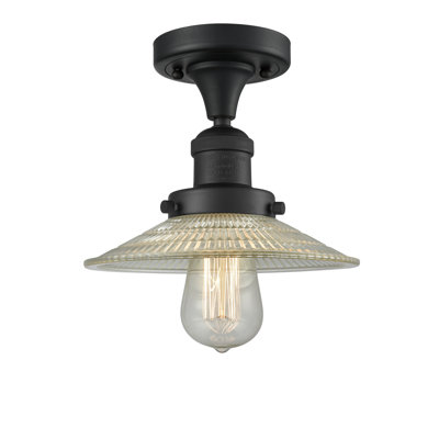 Mangan Glass Semi Flush Mount