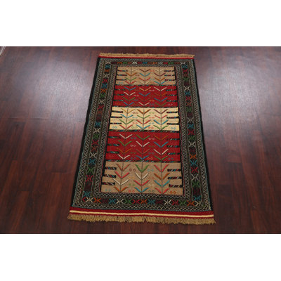 Kilim Hand-Woven  Area Rug 4x6