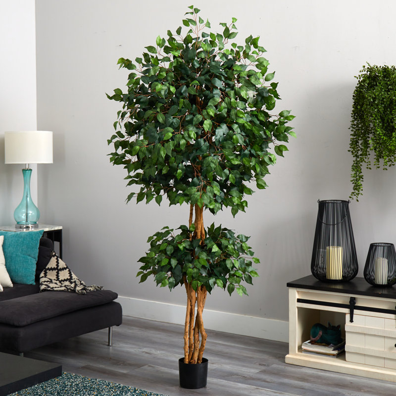 72'' Faux Ficus Tree in Pot