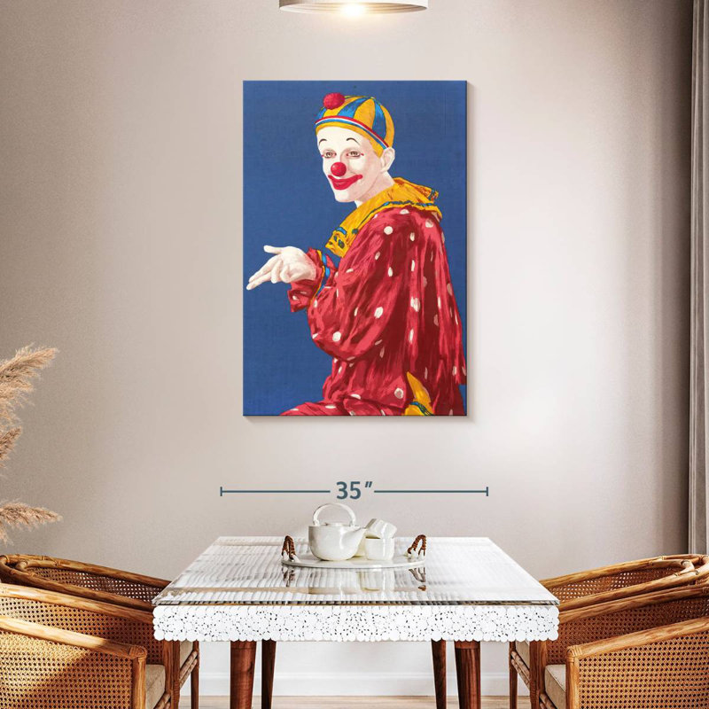 Leisha Clown, 45" H x 30" W
