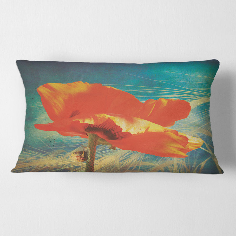 Housse et insert de coussin rectangulaire Gropp Poppy