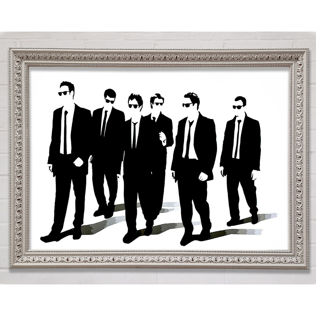 Reservoir Dogs Walking Gerahmter Druck