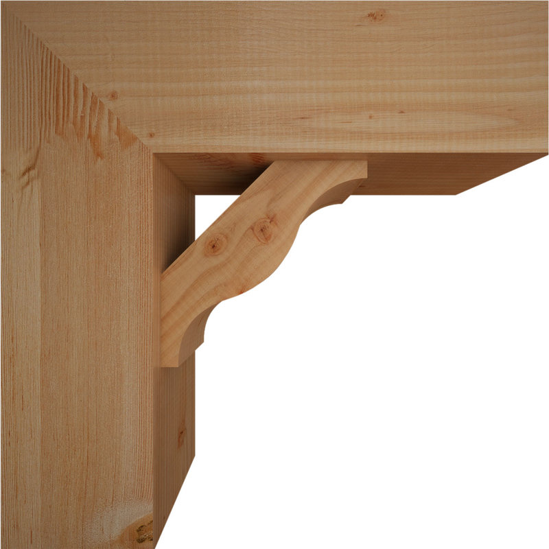 Support Funston Block avec support décalé, 20 po x 20 po, Sapin Douglas de l 7 1/2 (lisse)