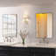Miroir mural 36 po x 24 po noir avec cadre en aluminium léger - Facile à installer dans la chambre à coucher, la salle de bain, l'entrée 36X24 pouces, moderne et polyvalent pour la décoration du salon-46081261