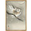 Œuvre japonaise au clair de lune, images d'oiseaux traditionnels, impression sur toile encadrée-123502172-123502175
