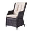 Chaise de patio en osier avec coussins (ensemble de 2)-492736784-492736785